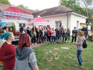 Ein Chor singt