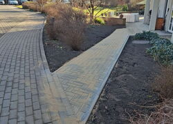 Barrierefreier Zugang unserer Terrasse