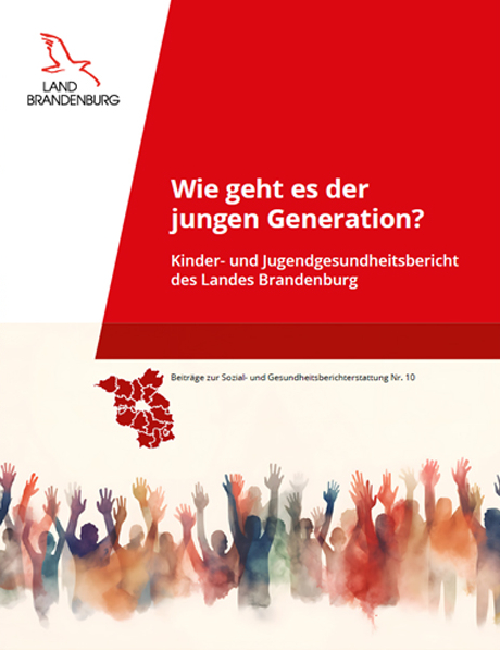 Deckblatt vom Kinder- und Jungendgesundheitsbericht - Wie geht es der jungen Generation?