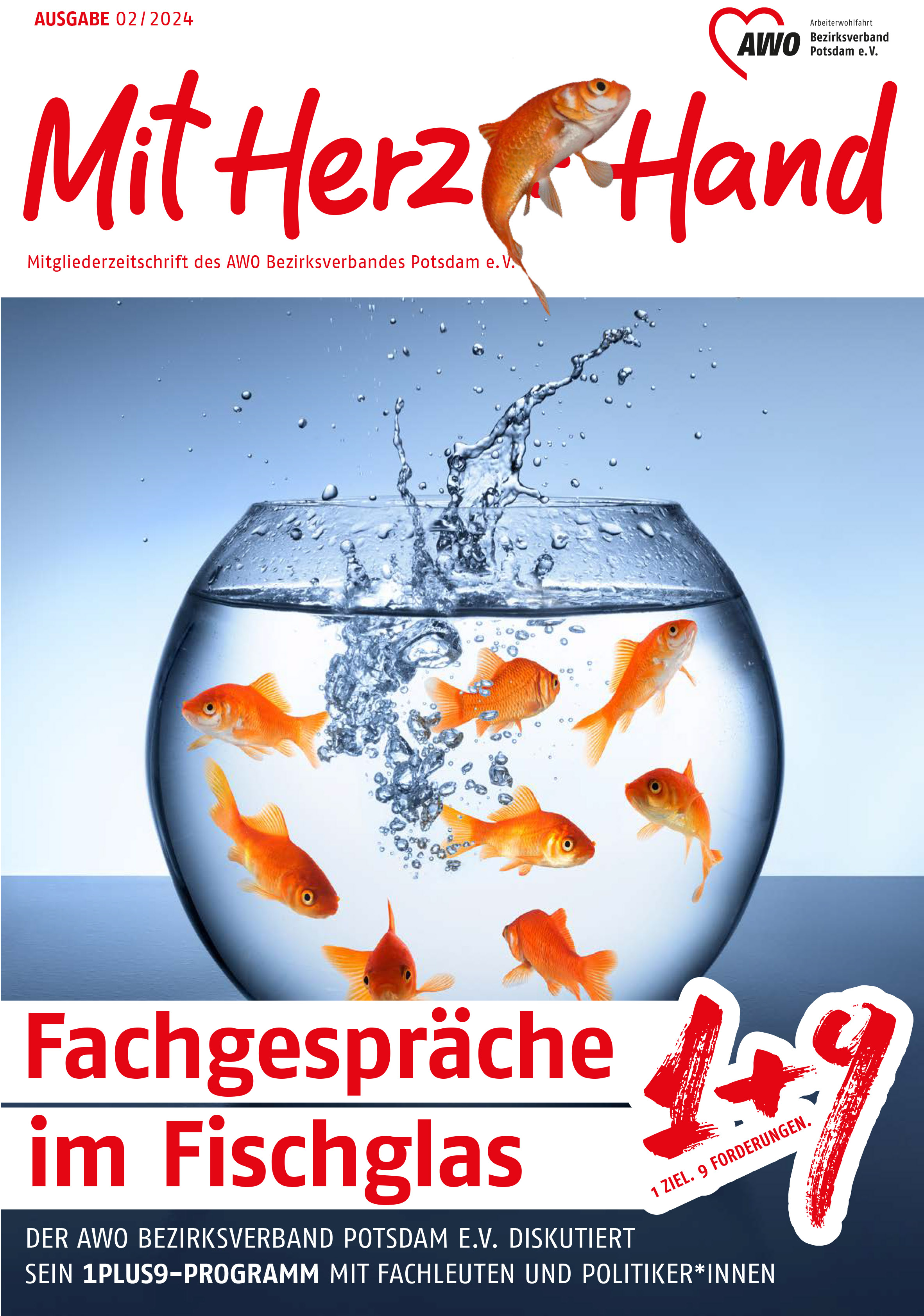 Das Bild zeigt ein Cover der Publikation Mit Herz und Hand  Nr 52