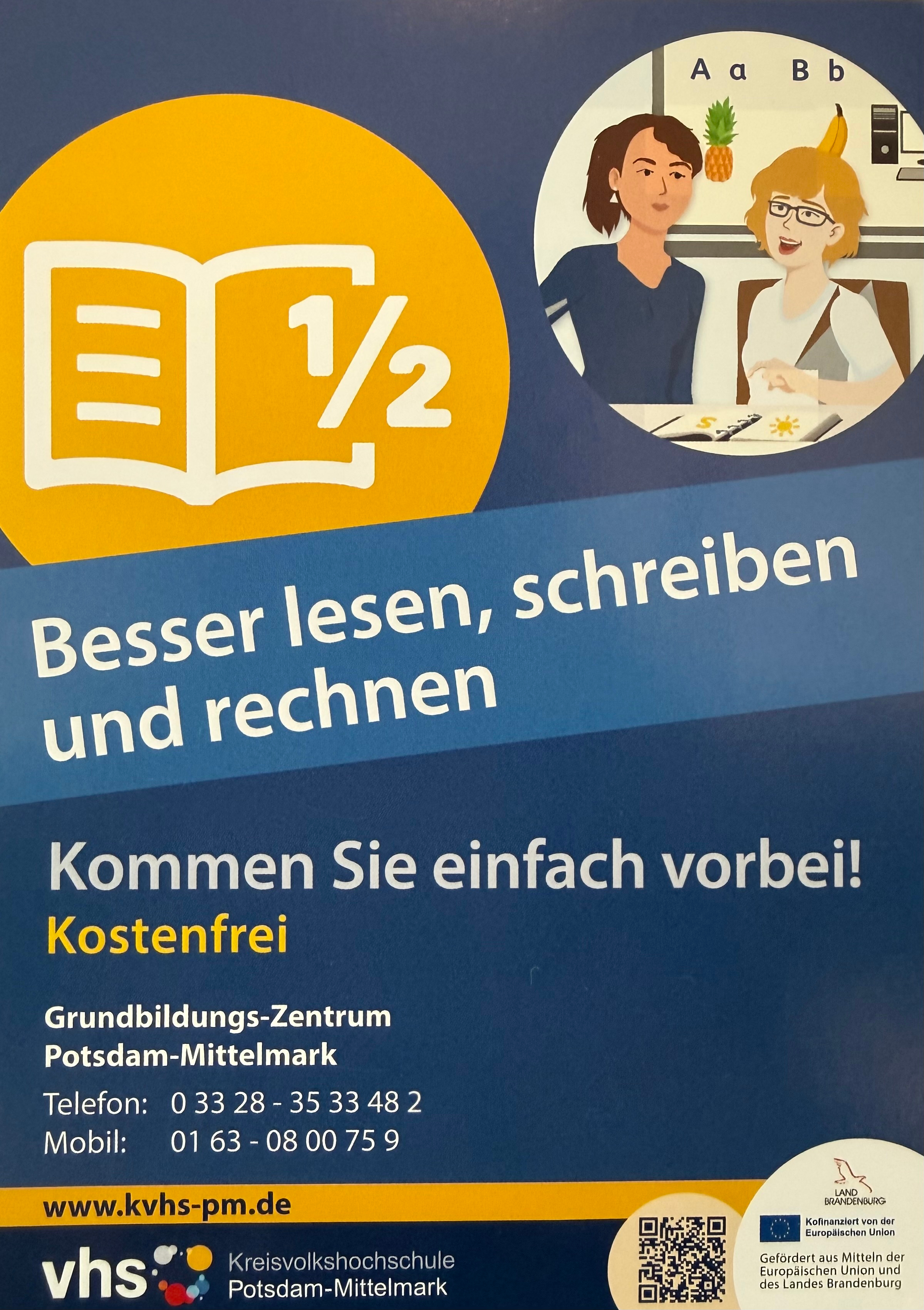Flyer vom Grundbildungszentrum